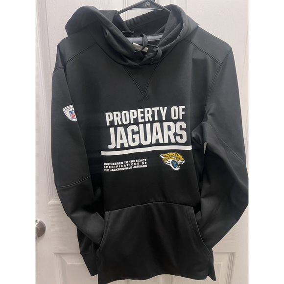 Nike Jacksonville Jaguars Hoodie Mens Small Therma-fit Property Of Sweatshirt - Picture 6 of 13